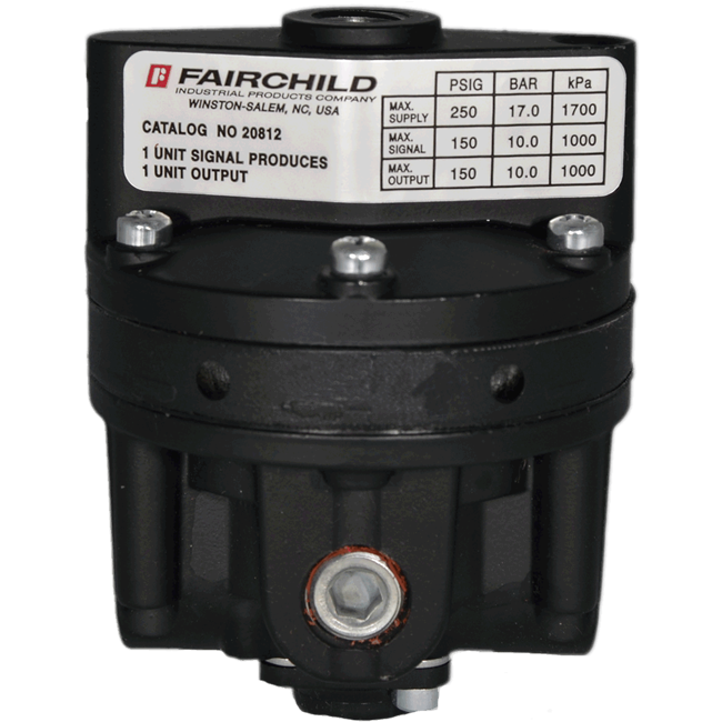 Fairchild Pneumatic Precision Volume Booster, Model 20